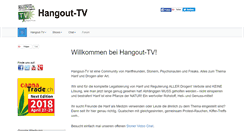 Desktop Screenshot of hangout-tv.com