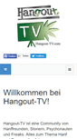 Mobile Screenshot of hangout-tv.com